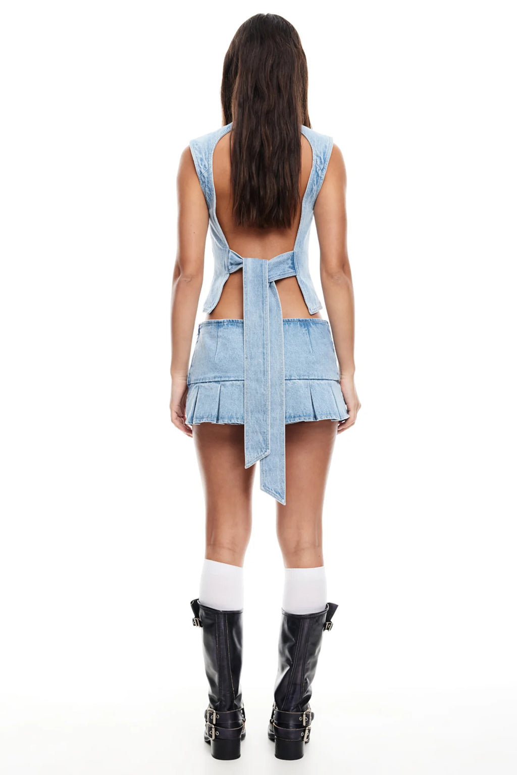 LIONESS Countryside Top Denim
