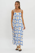 LOST IN LUNAR Katie Maxi Dress Shell Print