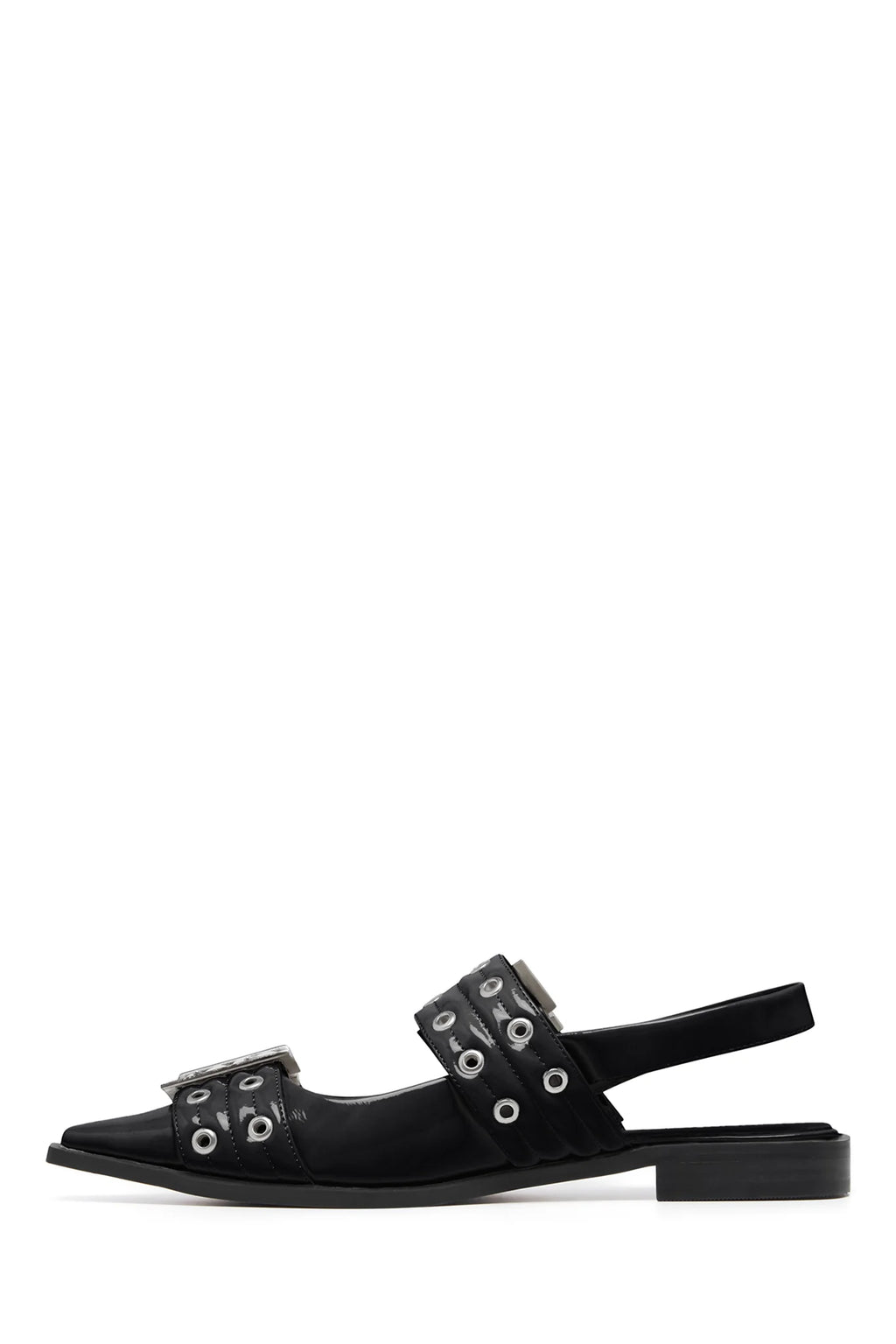 THERAPY Matilda Pointed Flat Black Patent