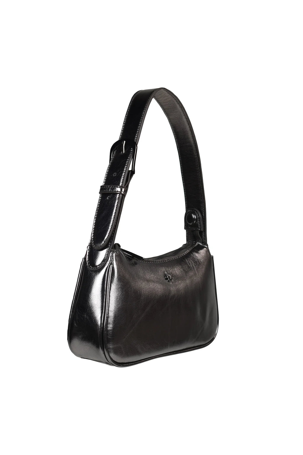 PETA + JAIN Gabi Shoulder Bag Metallic Gunmetal