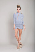 Layla Bodycon Dress Grey