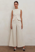 Consideration Wide Leg Pant Beige