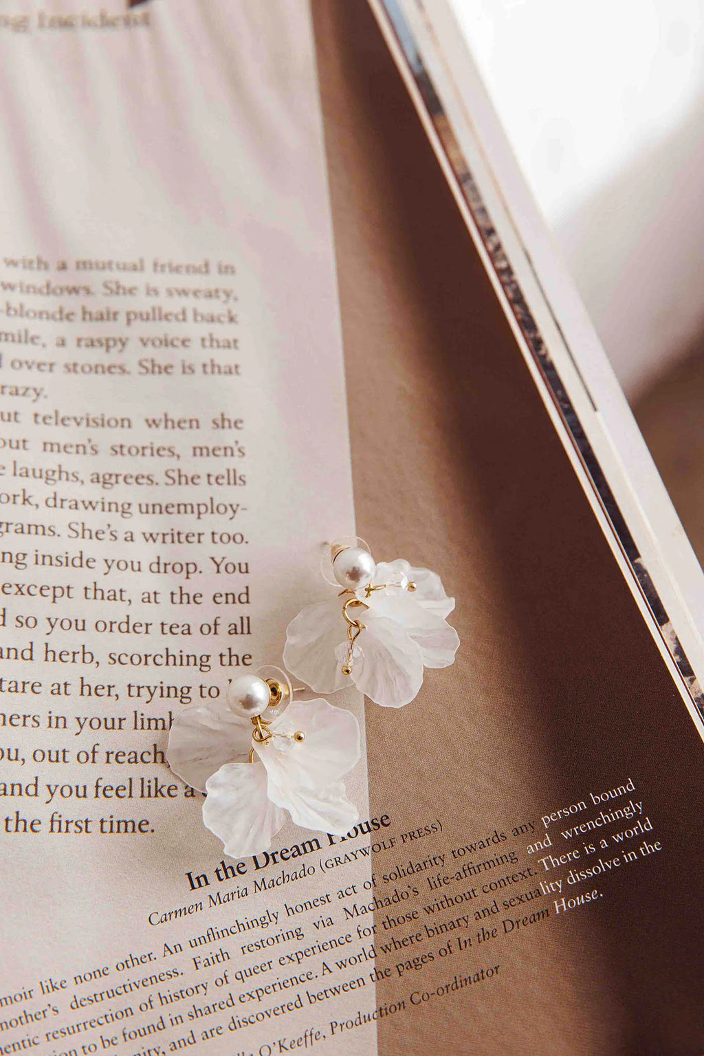 Earth Angel Petal Earrings Gold