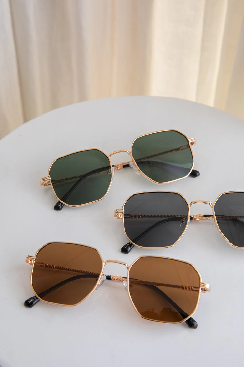 Sahara Aviator Sunglasses Black