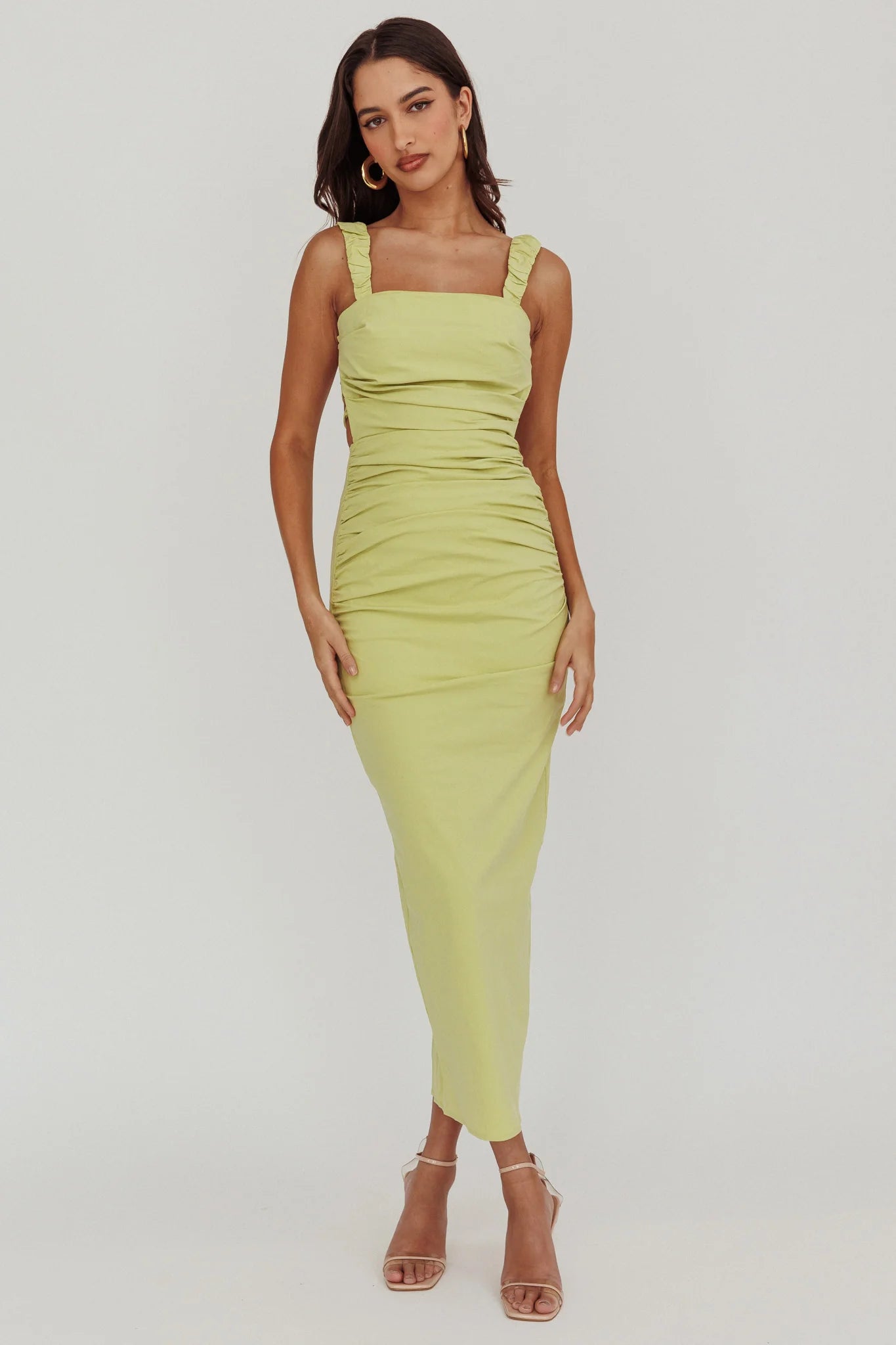 Dream Crush Lace-Up Back Maxi Dress
