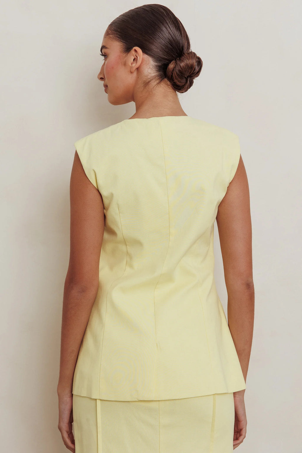 Sweet Treat Sleeveless Top Lemon