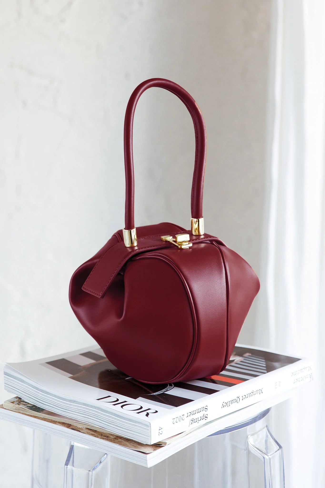 Billie Dumpling Hobo Bag Red