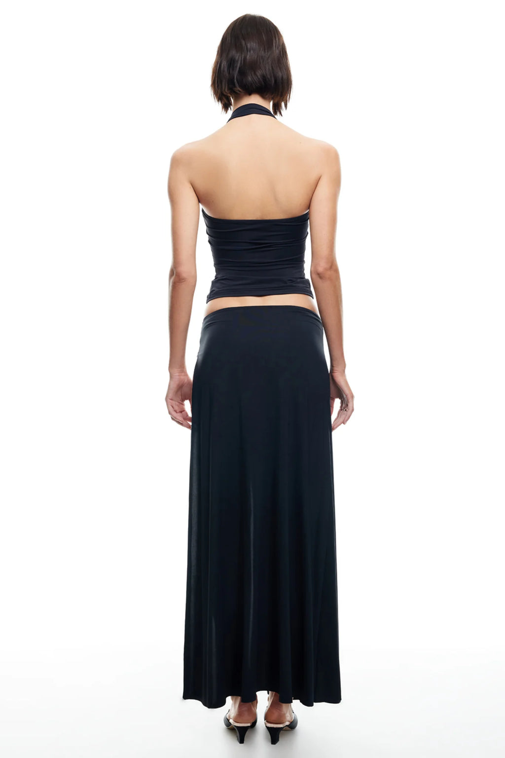 LIONESS Merci Maxi Skirt Onyx