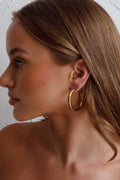 Medusa Hoop Earrings Gold