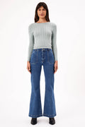 ROLLA'S Eastcoast Flare Long Jeans Dark Vintage Blue