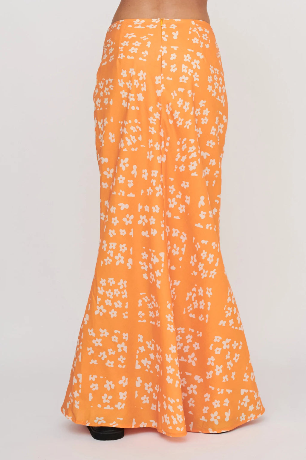Heart & Soul Maxi Skirt Floral Orange