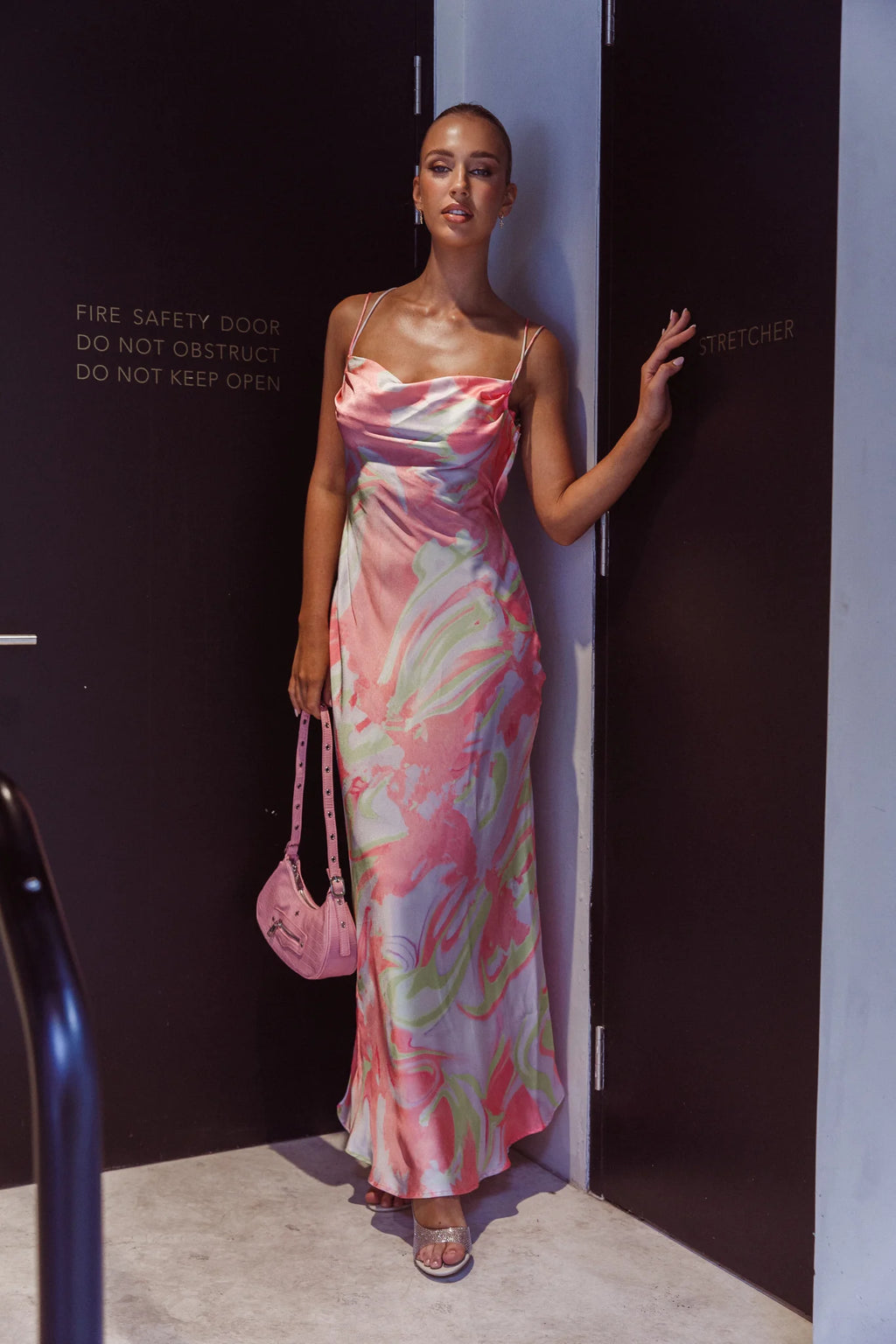 Peta And Jain Moto Shoulder Bag Pink