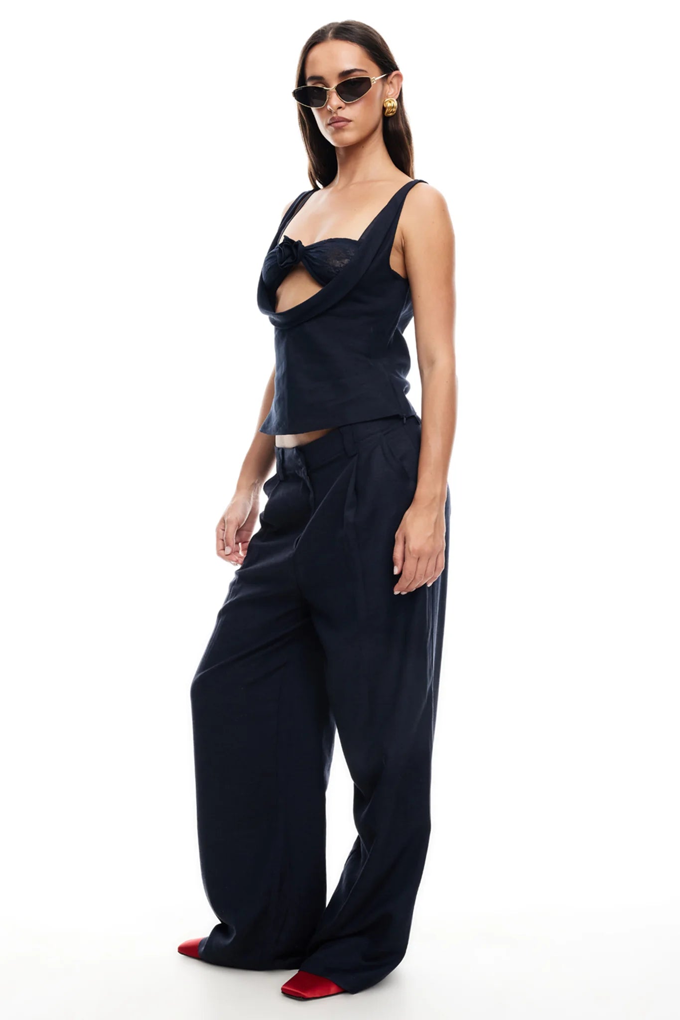 LIONESS La Quinta Pant Navy