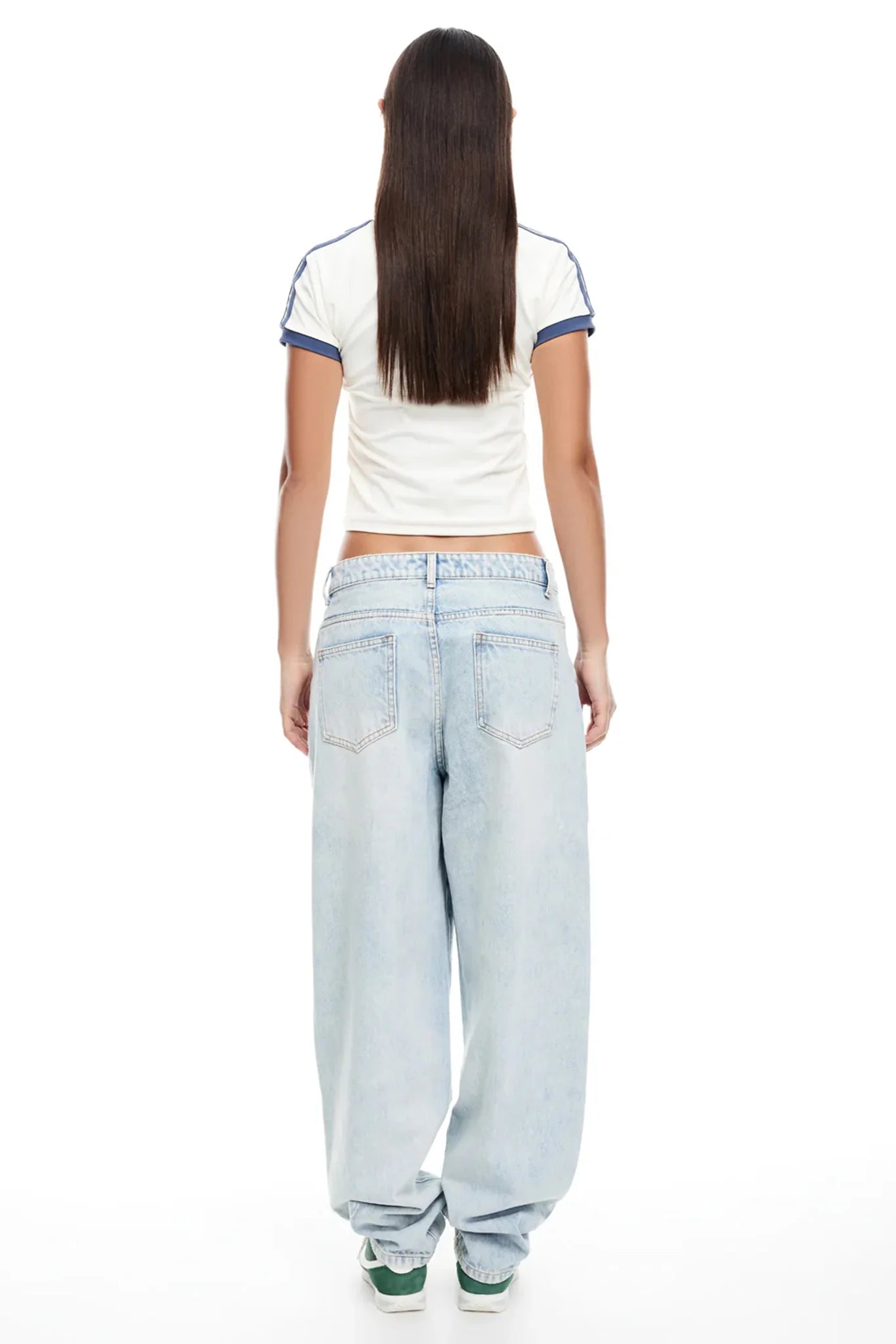 LIONESS On My Way Denim Jean Light Denim