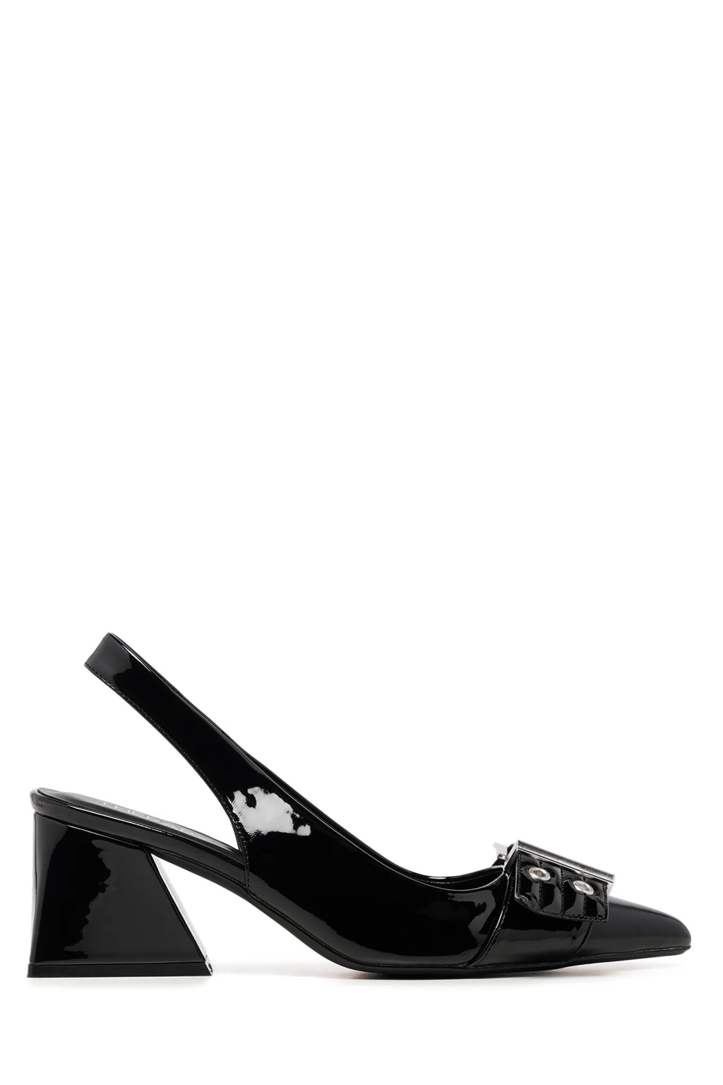 THERAPY Slay Slingback Pump Black Patent