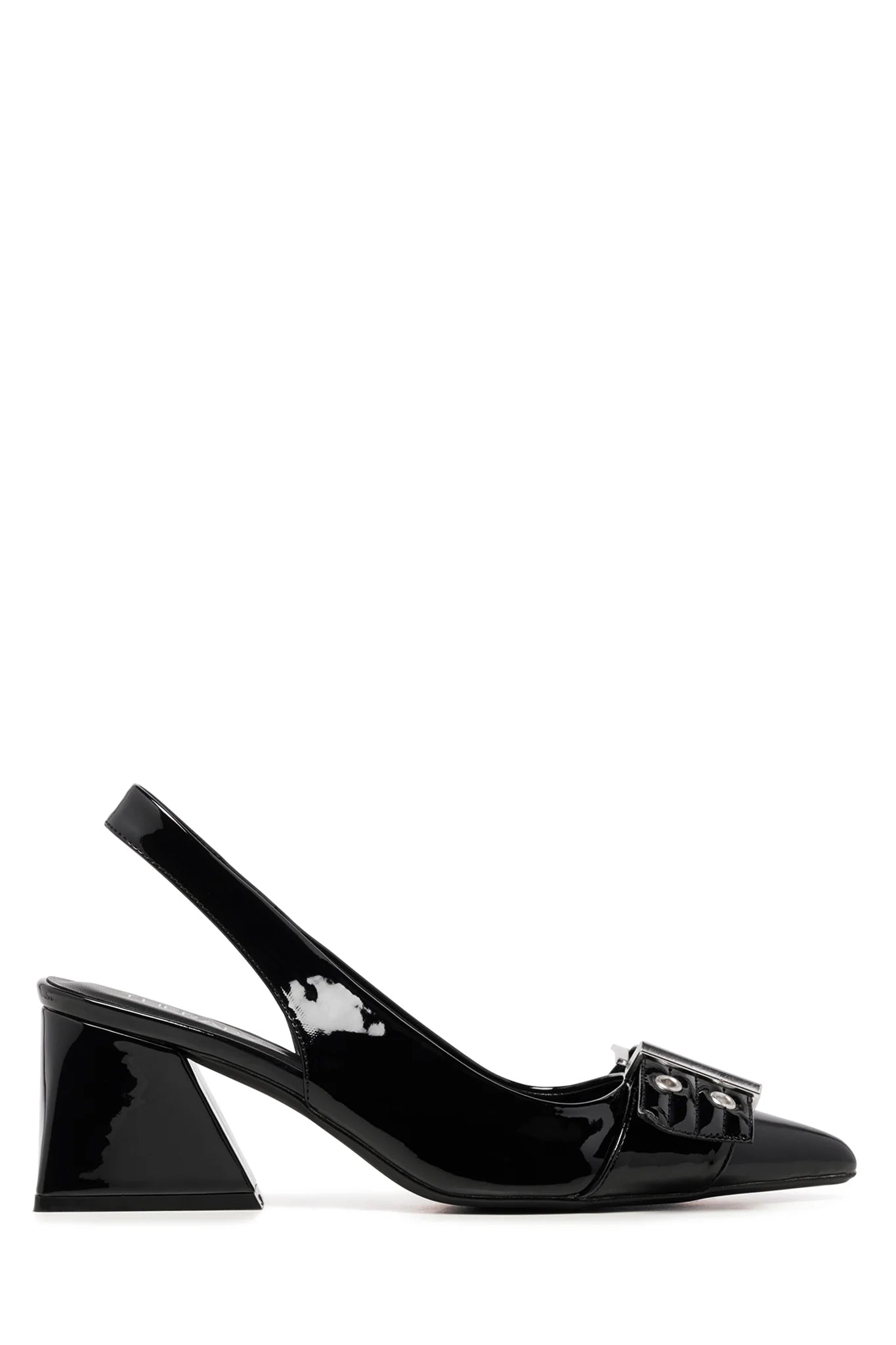 THERAPY Slay Slingback Pump Black Patent