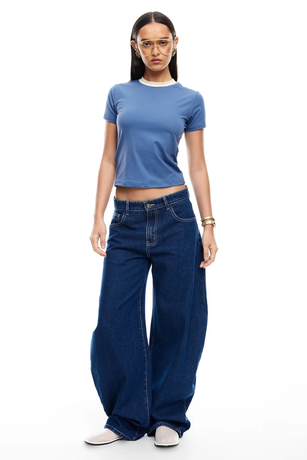 LIONESS Horseshoe Jean Dark Denim