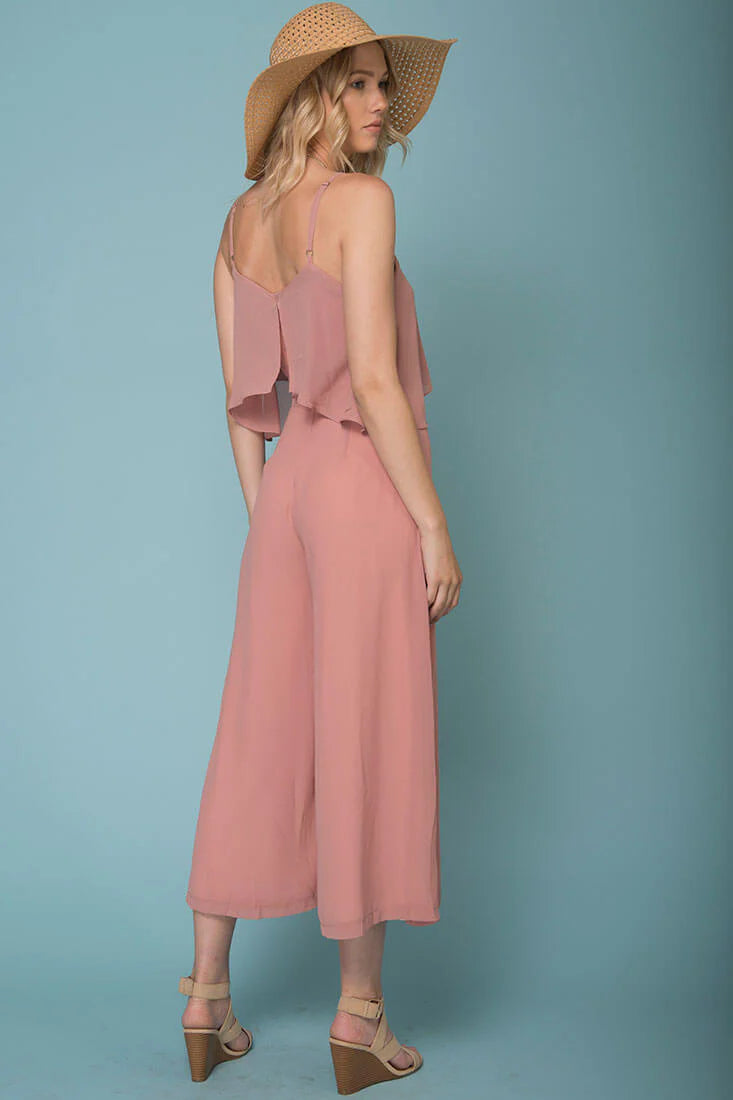 Milena Dressy Jumpsuit Dusty Pink