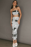 Extra Extra Maxi Skirt White